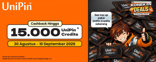 Top Up Pakai UniPin Credits Gak Akan Boncos!